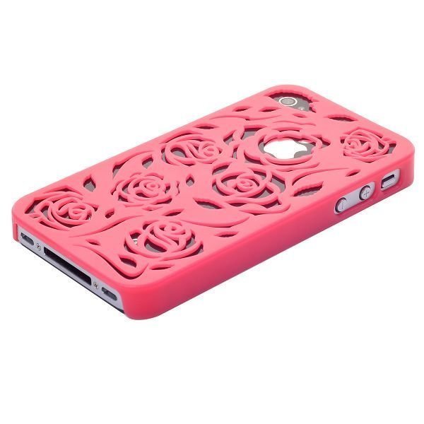 Rose Arts Kuuma Pinkki Iphone 4 / 4s Suojakuori