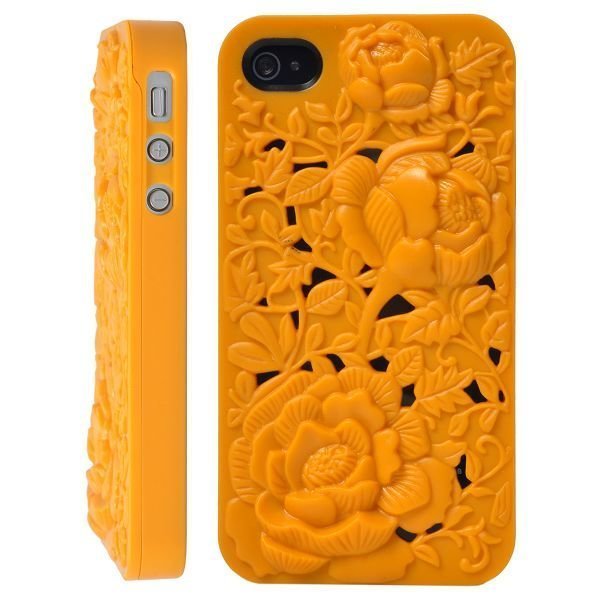 Rose Garden Keltainen Iphone 4 / 4s Suojakuori