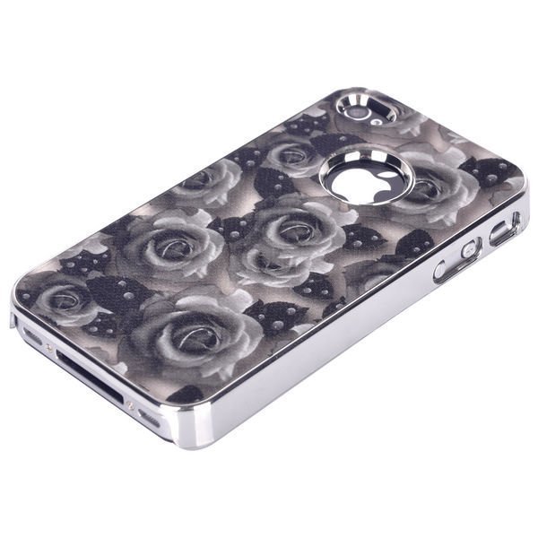 Roses Chrome Edge Logo Harmaa Iphone 4 / 4s Suojakuori