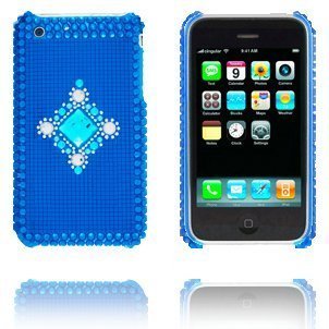 Royal Bling Sininen Neliö Iphone 3g / 3gs Suojakuori