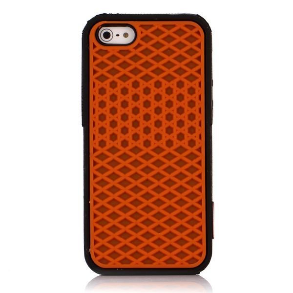 Rugged Back Oranssi Iphone 5 Silikonikuori