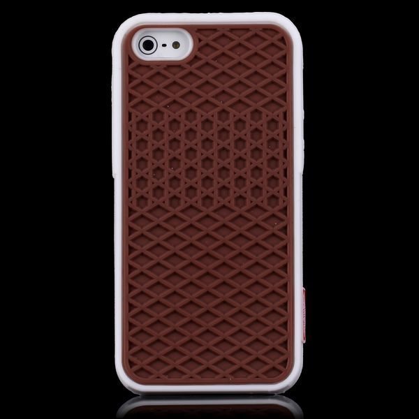 Rugged Back Ruskea Iphone 5 Silikonikuori