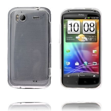 Rugged Harmaa Htc Sensation Silikonikuori