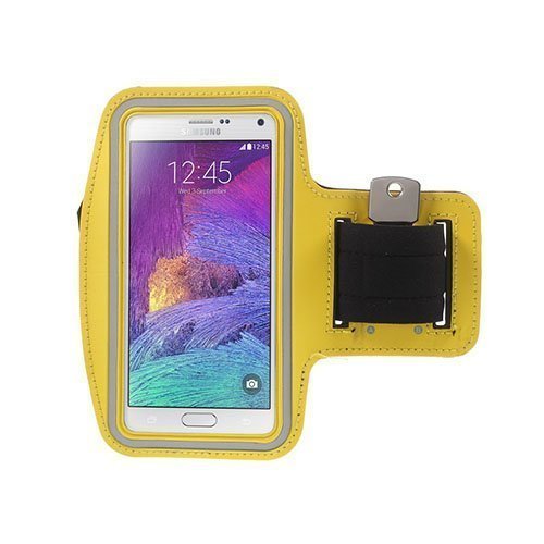 Running Sports Armband For Smartphones 160x85mm Yellow