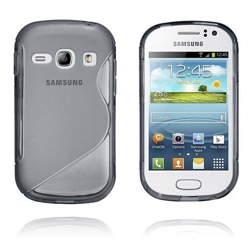 S-Line Harmaa Samsung Galaxy Fame Suojakotelo
