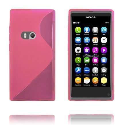 S-Line Hieman Läpikuultava Lohen Punainen Nokia N9 Suojakuori