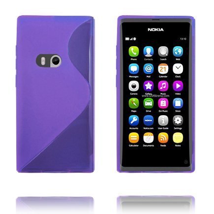 S-Line Hieman Läpikuultava Violetti Nokia N9 Suojakuori
