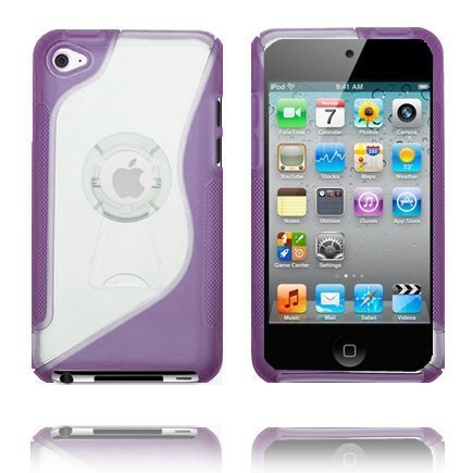 S-Line Kick-Stand Tumma Violetti Ipod Touch 4 Suojakuori