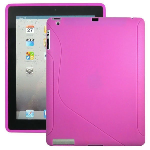 S-Line Kuuma Pinkki Ipad 3 Suojakuori