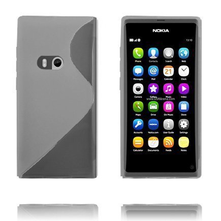 S-Line Läpikuultava Harmaa Nokia N9 Suojakuori