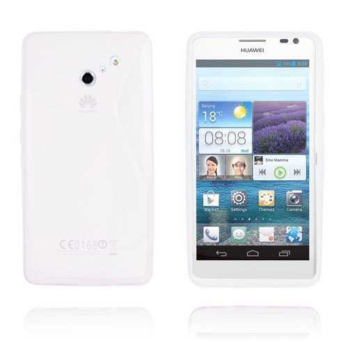 S-Line Läpikuultava Huawei Ascend D2 Suojakuori