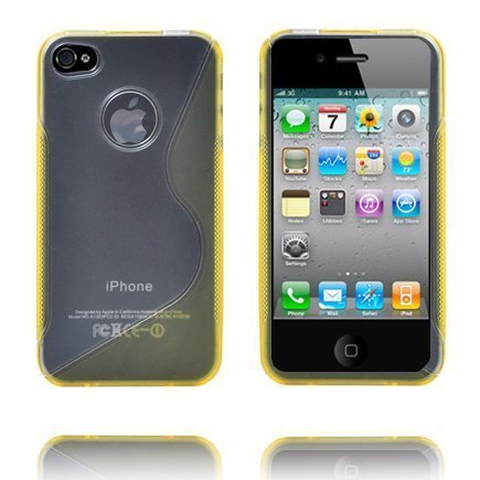 S-Line Läpikuultava Keltainen Iphone 4s Suojakuori