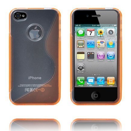S-Line Läpikuultava Oranssi Iphone 4s Suojakuori