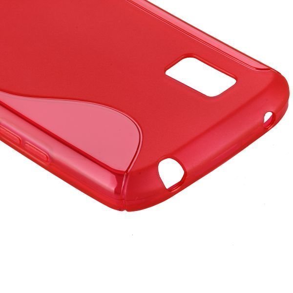 S-Line Läpikuultava Punainen Lg Google Nexus 4 Suojakuori