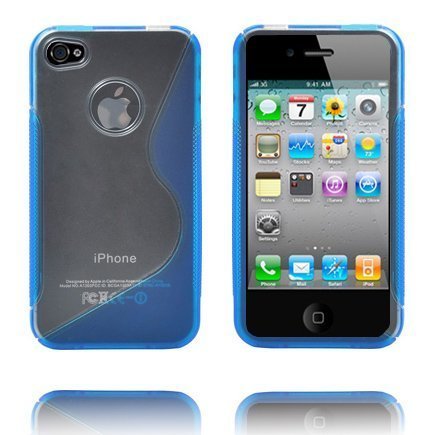 S-Line Läpikuultava Sininen Iphone 4s Suojakuori