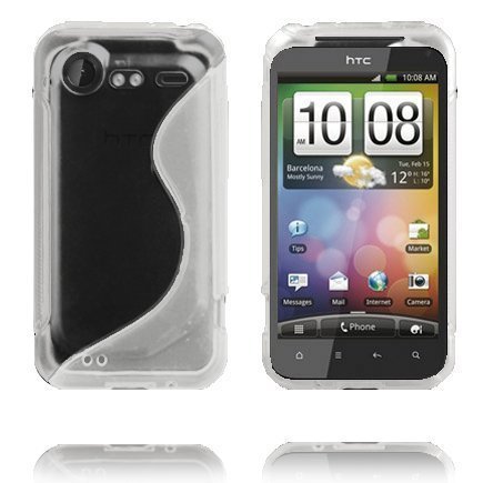 S-Line Läpikuultava Valkoinen Htc Incredible S Suojakuori