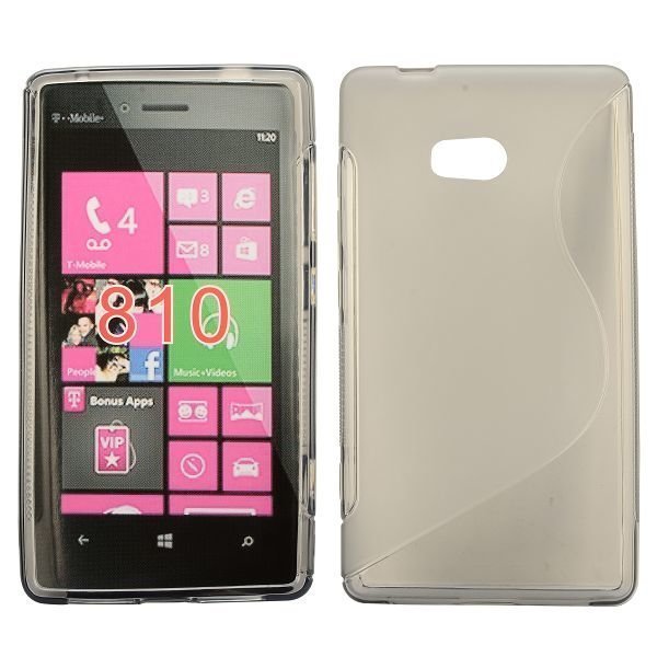 S-Line Läpikuultava Valkoinen Nokia Lumia 810 Suojakuori