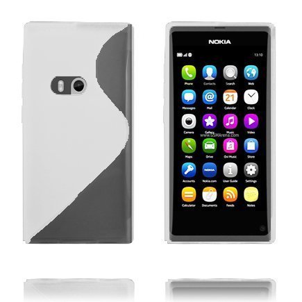 S-Line Läpikuultava Valkoinen Nokia N9 Suojakuori