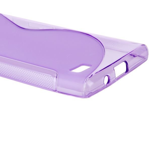 S-Line Läpikuultava Violetti Lg Optimus L9 Suojakuori