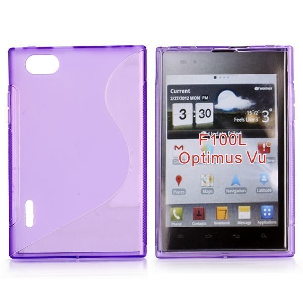 S-Line Läpikuultava Violetti Lg Optimus Vu Suojakuori