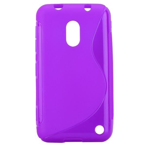 S-Line Läpikuultava Violetti Nokia Lumia 620 Suojakuori