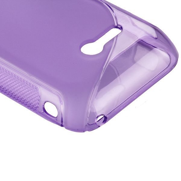 S-Line Läpikuultava Violetti Sony Xperia Tipo Suojakuori