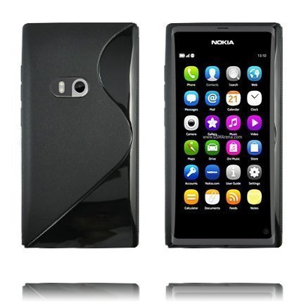 S-Line Musta Nokia N9 Suojakuori