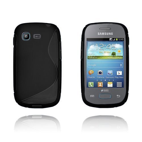 S-Line Musta Samsung Galaxy Pocket Neo Suojakuori