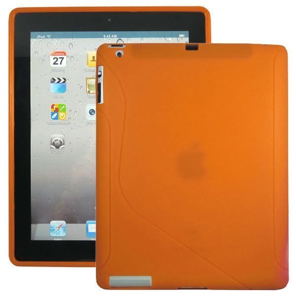 S-Line Oranssi Ipad 3 & 4 Suojakotelo