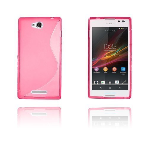 S-Line Pinkki Sony Xperia C Suojakuori