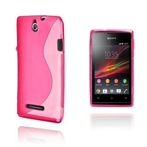 S-Line Pinkki Sony Xperia E Suojakuori