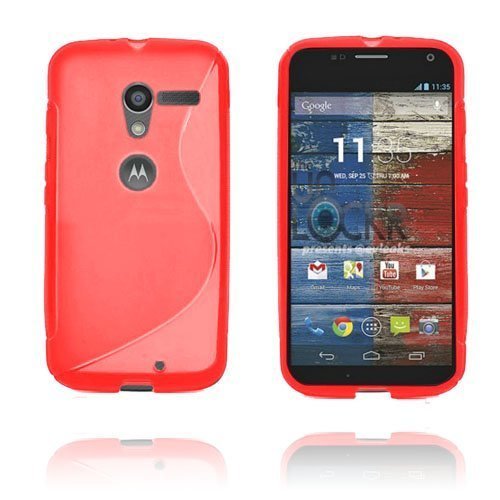 S-Line Punainen Motorola Moto X Suojakuori