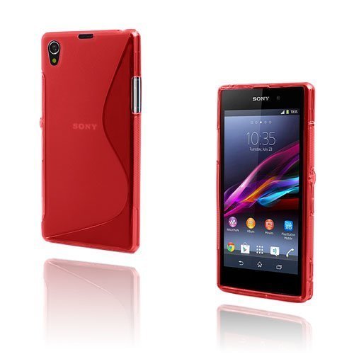 S-Line Punainen Sony Xperia Z1 Suojakuori
