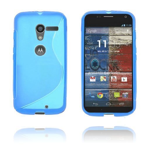 S-Line Sininen Motorola Moto X Suojakuori
