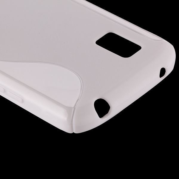 S-Line Solid Valkoinen Lg Google Nexus 4 Suojakuori
