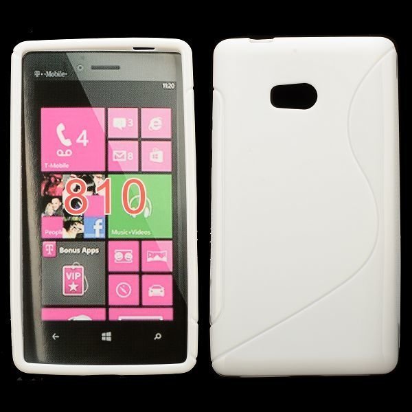 S-Line Solid Valkoinen Nokia Lumia 810 Suojakuori