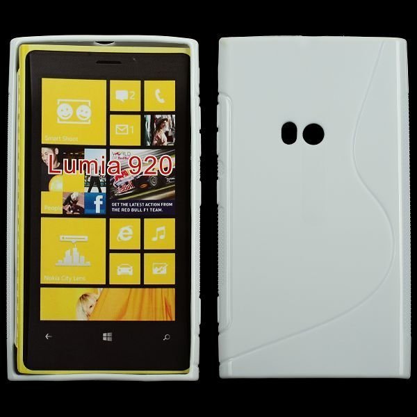S-Line Solid Valkoinen Nokia Lumia 920 Suojakuori