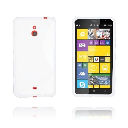 S-Line Valkoinen Nokia Lumia 1320 Suojakuori