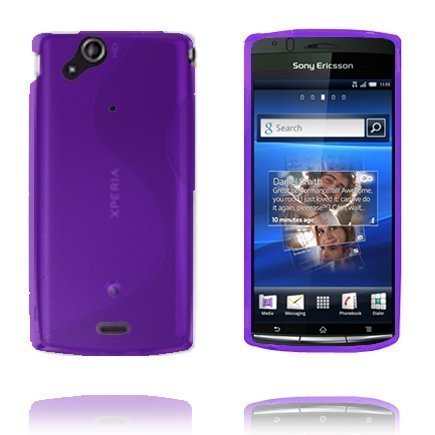 S-Line Violetti Sony Ericsson Xperia Arc Suojakuori