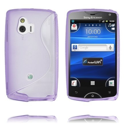 S-Line Violetti Sony Ericsson Xperia Mini Suojakuori