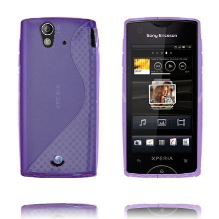 S-Line Violetti Sony Ericsson Xperia Ray Suojakuori