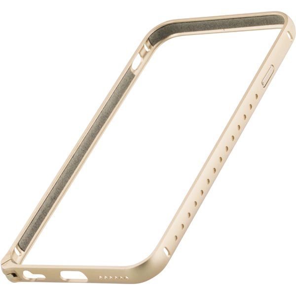 STREETZ iPhone 6 alumiini bumper matta pinta kullan värinen