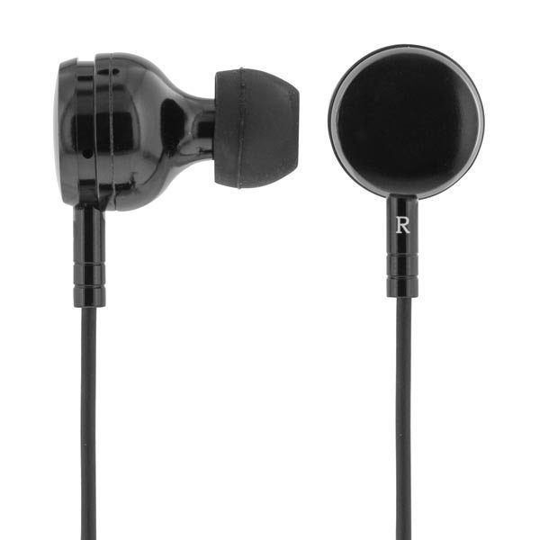 STREETZ in-ear kuulokkeet mic & vastausnappi 1 2m kaapeli musta