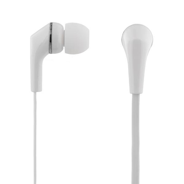 STREETZ in-ear kuulokkeet mikrofoni vastausnappi 1 2m kaap valk.