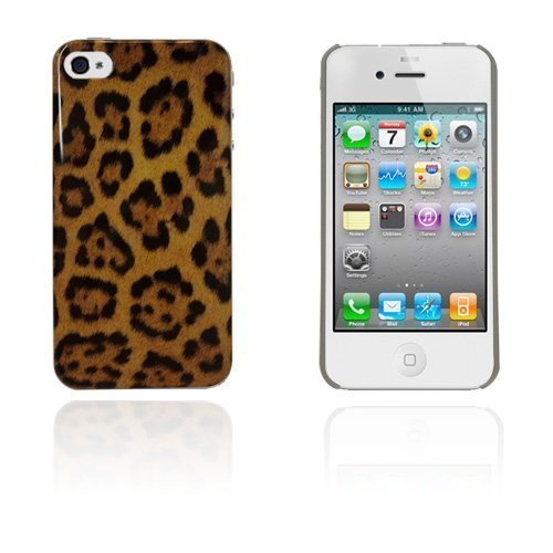 Safari Fashion Keltainen Oranssi Spots Iphone 4 / 4s Kotelo