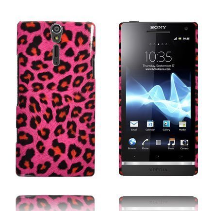 Safari Fashion Pinkki Leopardi Sony Xperia S Suojakuori