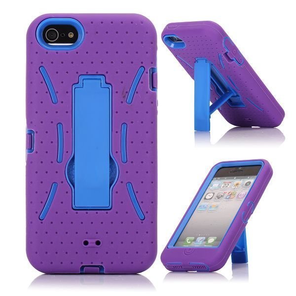 Safecase Standillinen Violetti Iphone 5 Silikonikuori