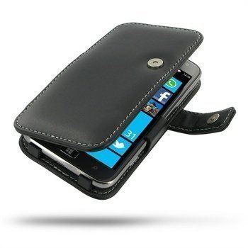 Samsung Ativ S I8750 PDair Leather Case 3BSSA7B41 Musta