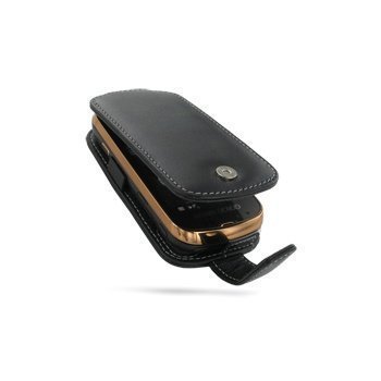 Samsung B7620 Giorgio Armani PDair Leather Case 3BSS72F41 Musta
