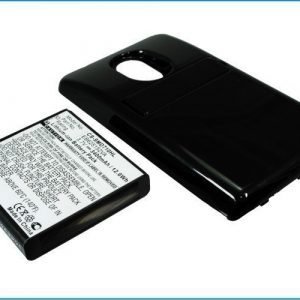 Samsung Epic Touch 4G tehoakku erillisellä laajennetulla mustalla takakannella 3400 mAh